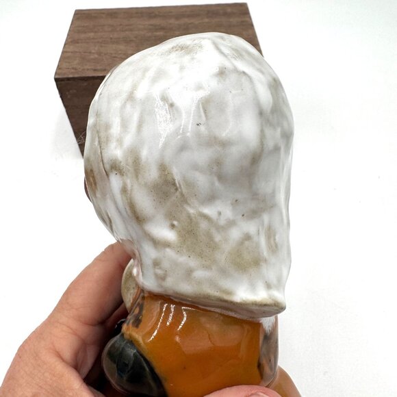 Vintage Japanese UCTCI Clay Pottery Girl Vase Figurine Redware Stoneware Art - Picture 7 of 13